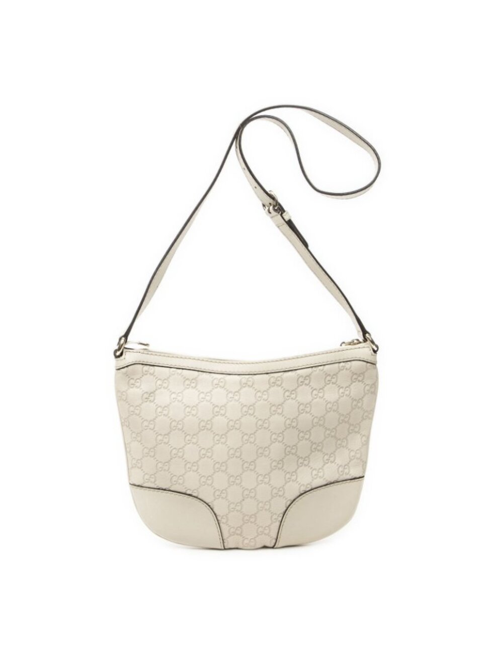 Gucci Brea Heart Crossbody Ivory Guccissima - Picture 5 of 10